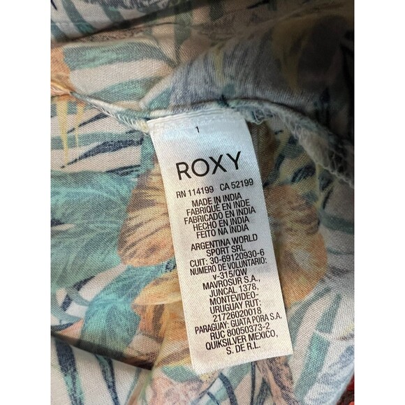Roxy Sundress  Size M  Stripes & Floral w Removable Straps - Picture 9 of 10